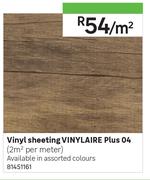 Vinylaire Vinyl Sheeting Plus 04-Per Sqm