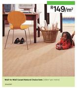Wall-To-Wall Carpet Natural Choice Oats-Per Sqm