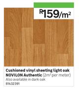 Novilon Cushioned Vinyl Sheeting Light Oak Authentic-Per Sqm