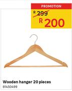 Wooden Hanger-20 Pieces