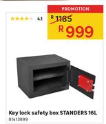 Standers 16Ltr Key Lock Safety Box 81413899