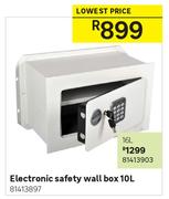 Electronic 16Ltr Safety Wall Box 8141393