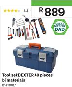 Dexter 40 Pieces Bi Materials Tool Set 81411087