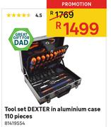 Dexter In Aluminium Case 110 Pieces Tool Set 81419554