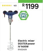 Dexter Electric Mixer Power IV 1400W 81402409