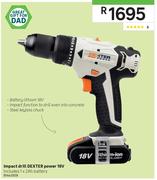 Dexter Power 18V Impact Drill 81443109