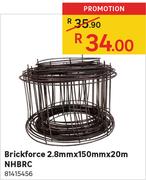 Brickforce 2.8mm x 150mm x 20m NHBRC 81415456