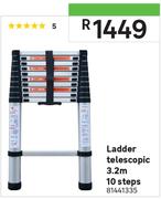 Ladder Telescopic 3.2m 10 Steps 81441335