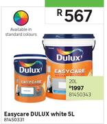 Dulux White Easycare 81450331-5Ltr