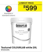 Colourlab White Textured 81454494-20Ltr