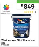 Dulux Karoo Land Weatherguard 81416503-20Ltr