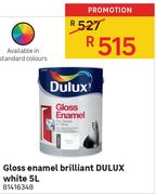 Dulux White Gloss Enamel Brilliant 81416348-5Ltr