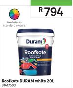 Duram White Roofkote 81417503-20Ltr