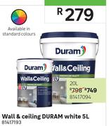Duram White Wall & Ceilings 81417094-20Ltr