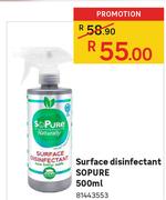 SOPURE Surface Disinfectant-500ml