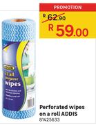 ADDIS Perforated Wipes On A Roll 