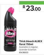 Albex Thick Bleach Floral-750ml