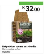 Natpot 6cm Square Set (6 Units) 8144184