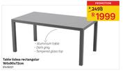 Lisboa Rectangular Table 81416021-160 x 90 x 72cm