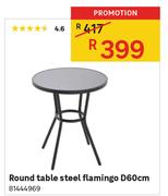 Flamingo Round Table Steel D60cm 81444969