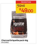 Ignite Charcoal Briquette Pack-4Kg