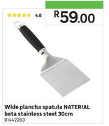 Naterial Wide Plancha Spatula Beta Stainless Steel 30cm