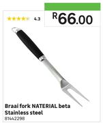 Naterial Braai Fork Beta Stainless Steel