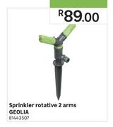 Geolia Sprinkler Rotative 2 Arms