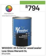 Woodoc 5Ltr 35 Exterior Wood Sealer Low Gloss Meranti