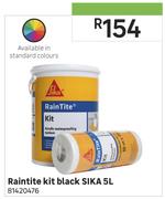 Sika 5Ltr Raintite Kit Black 