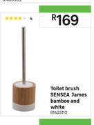 Toilet Brush SENSEA James Bamboo & White