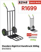 Standers Rigid Ext Hand Truck 300Kg 81470013