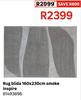 Inspire Rug Blida Smoke 160 x 230cm 81493896