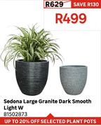 Sedona Large Granite Dark Smooth Light W 81502873