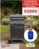 Braai Maxx Stratos Gas Braai 2 Burner 81506989 Get A 3Kg Gas Cylinder