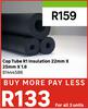 Cop Tube R1 Insulation 22mm x 25mm x 1.8 81444586