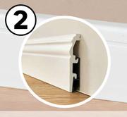 Skirting PVC Po 910 20 X 90 x 2400mm 81421146