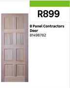 8 Panel Contractors Door 81498782