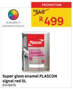 Plascon 5L Super Gloss Enamel (Signal Red)