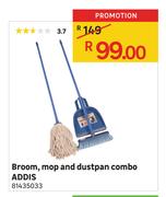 Addis Broom, Mop And Dustpan Combo