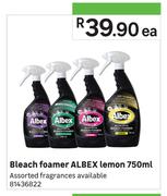 Albex Bleach Foamer Lemon 750ml-Each