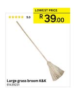 Large Grass Broom K&K