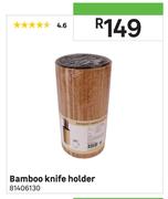 Bamboo Knife Holder