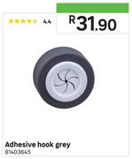 Adhesive Hook Grey