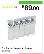 5 Piece Bottles Rack (Chrome)