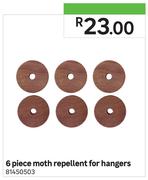6 Piece Moth Repellent For Hangers