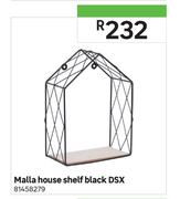 DSX Malla House Shelf (Black)