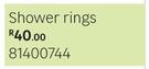 Sensea Shower Ring 81400744