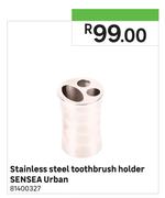 Sensea Urban Stainless Steel Toothbrush Holder