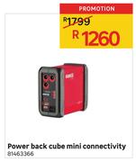 Power Back Cube (Mini Connectivity)